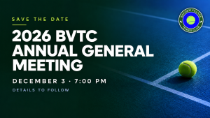 Alt text: Save the date for the 2026 BVTC Annual General Meeting on December 3 at 7:00 PM.